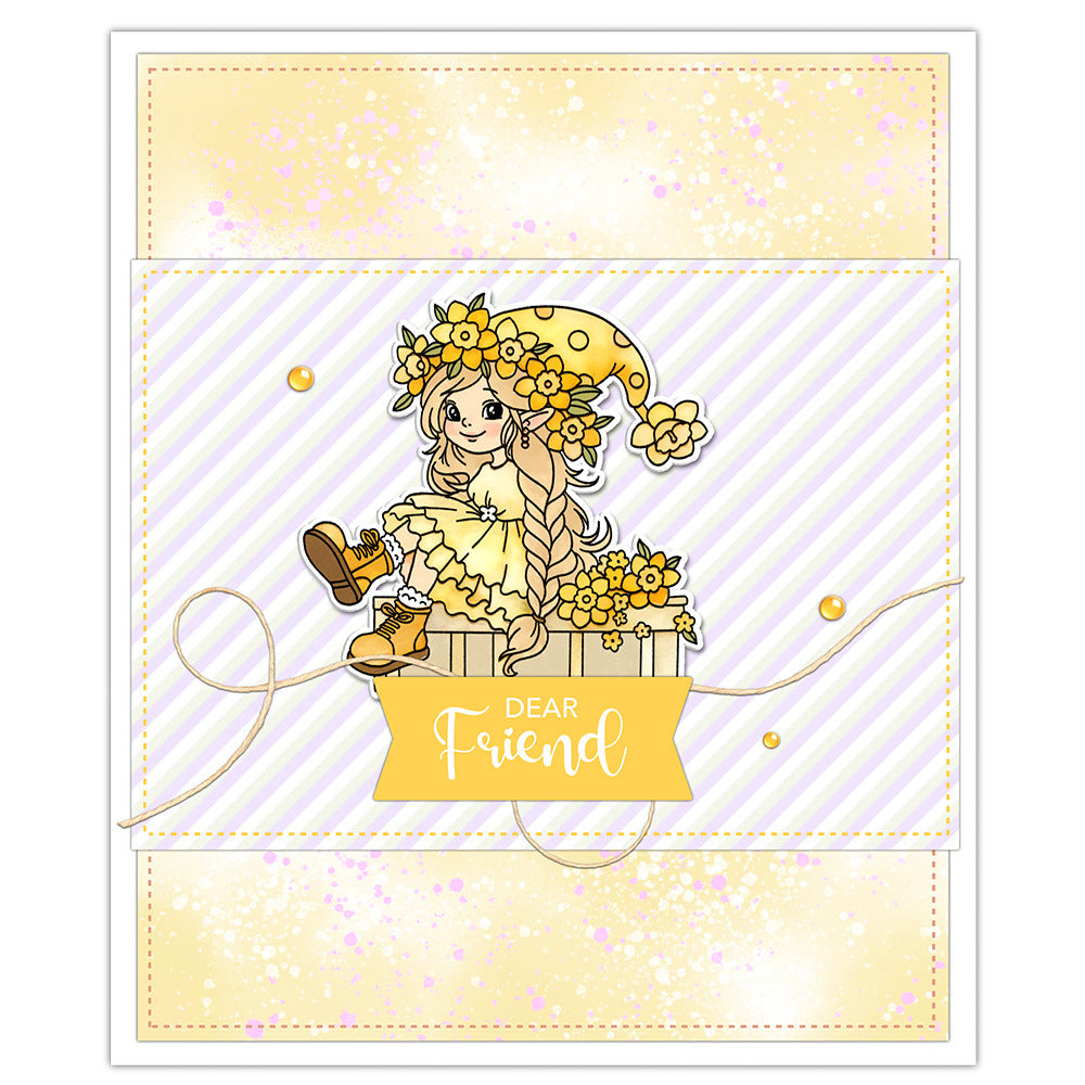 Flower Girl Clear Stamps