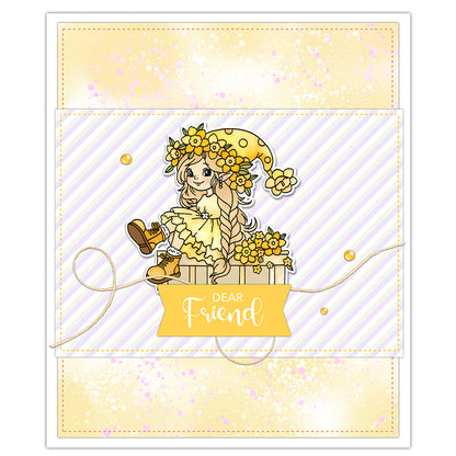 Flower Girl Clear Stamps