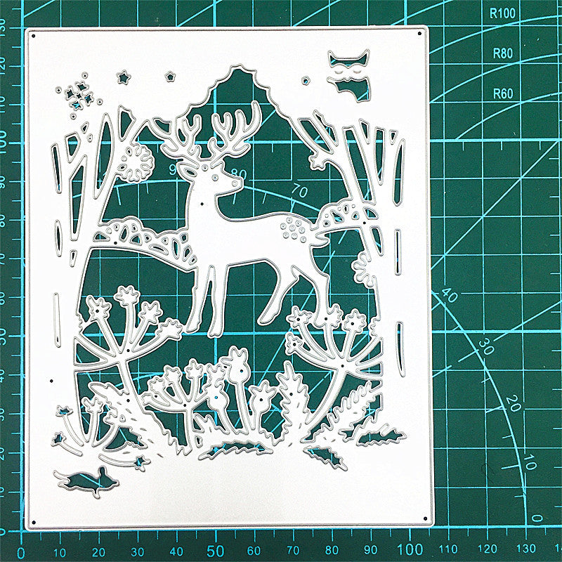 Christmas Series Forest Deer Cutting Dies