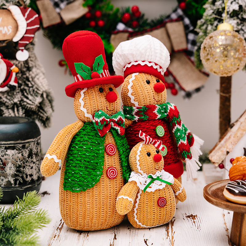 Christmas Creative Gingerbread Doll Ornaments