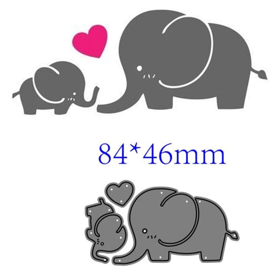 Cute Elephant Metal Cutting Dies