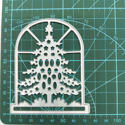 Christmas Tree Windows Cutting Dies