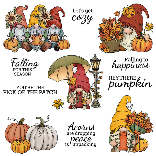 Pumpkin Gnome Dies & Stamps Set