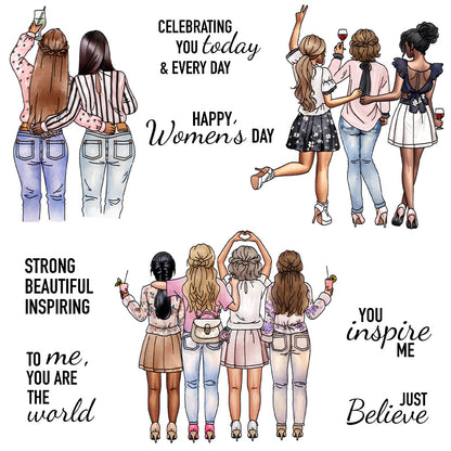 Great Girl Friendship Dies & Stamps Set