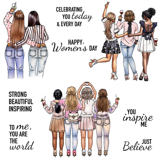 Great Girl Friendship Dies & Stamps Set