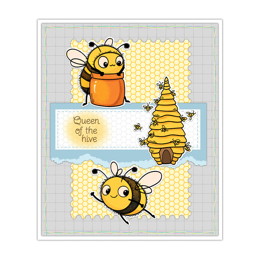 Happy Bees Dies & Stamps Set