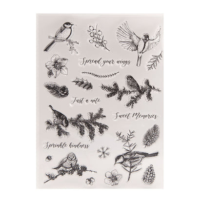 Winter Birds Clear Stamps