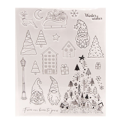 Christmas Gnome Clear Stamps
