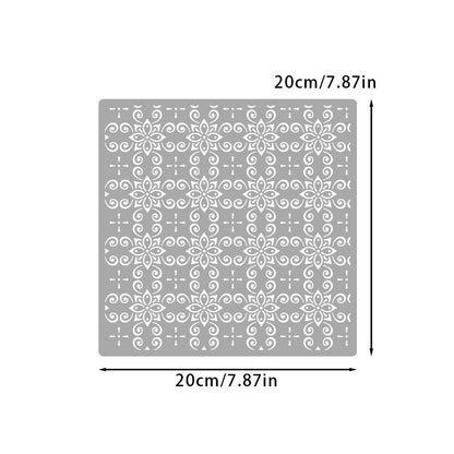 1 PC Decorative DIY Painting Hollow Stencil