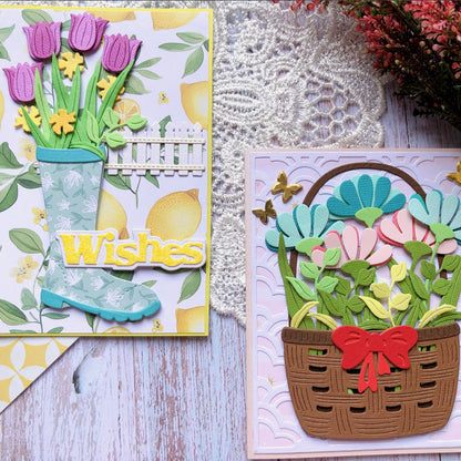 Flowers and Boots Metal Cutting Dies