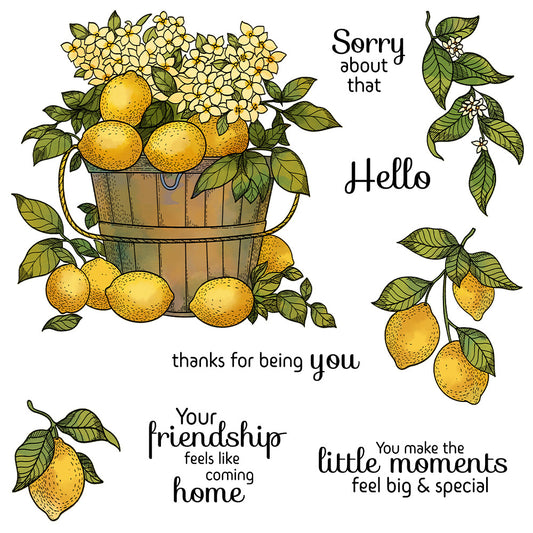Fresh Lemons Dies & Stamps Set