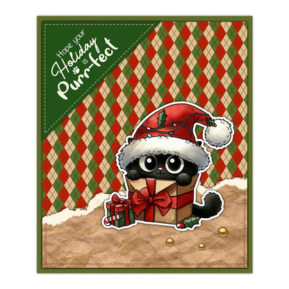 Christmas Kitten Dies & Stamps Set