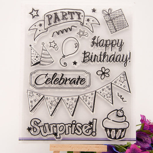 Birthday Party Clear Stamps