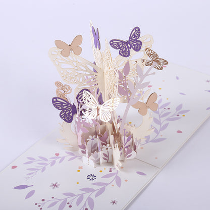 3D Butterfly Pop-Up Greeting Card