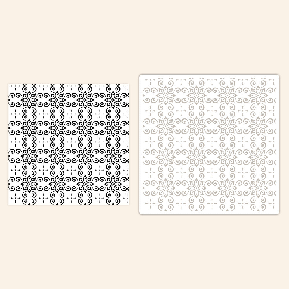 1 PC Decorative DIY Painting Hollow Stencil