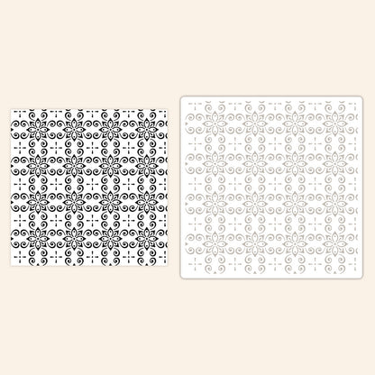 1 PC Decorative DIY Painting Hollow Stencil