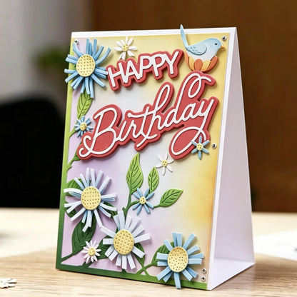 DIY 3D Daisies Metal Cutting Dies