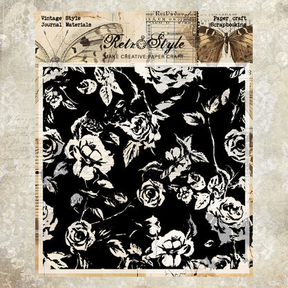 Vintage Style DIY Scrapbook Clear Stamps