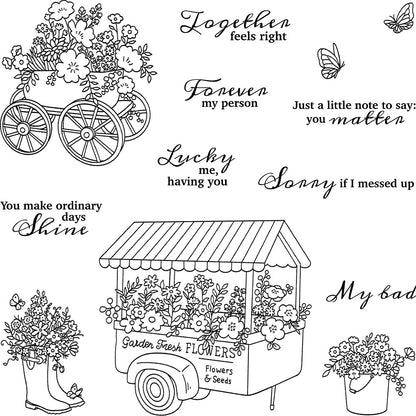 Beautiful Floats Clear Stamps