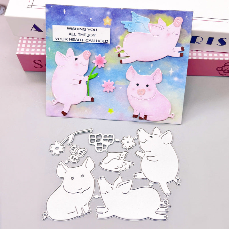 Three Cute Little Pigs Metal Cutting Dies