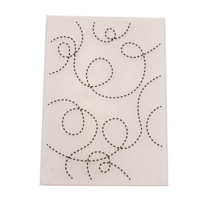 DIY Plastic Embossing Folder