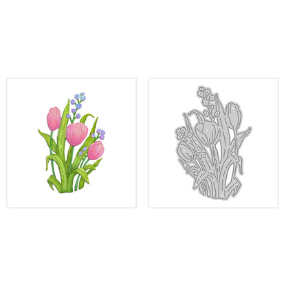 Beautiful Tulips Metal Cutting Dies