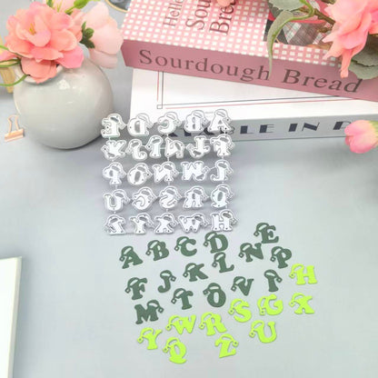 Christmas English Letters Metal Cutting Dies