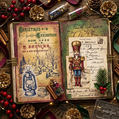 Christmas Series DIY Decorative Journal Clear Stamps