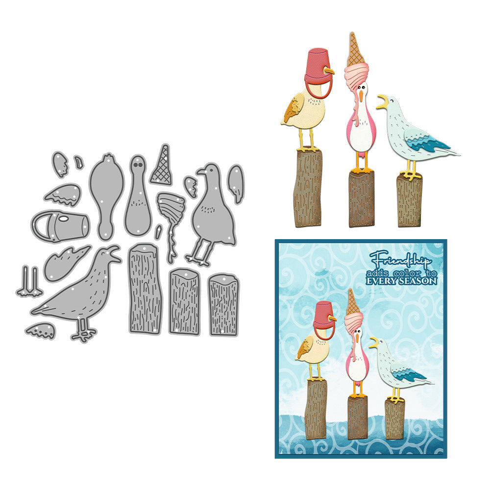 Cute Seagull Metal Cutting Dies