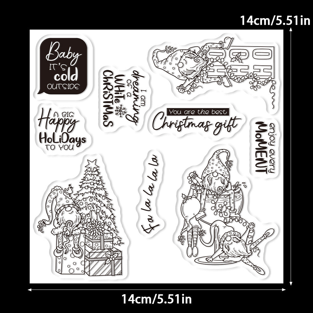 Christmas Gnomes Dies & Stamps Set