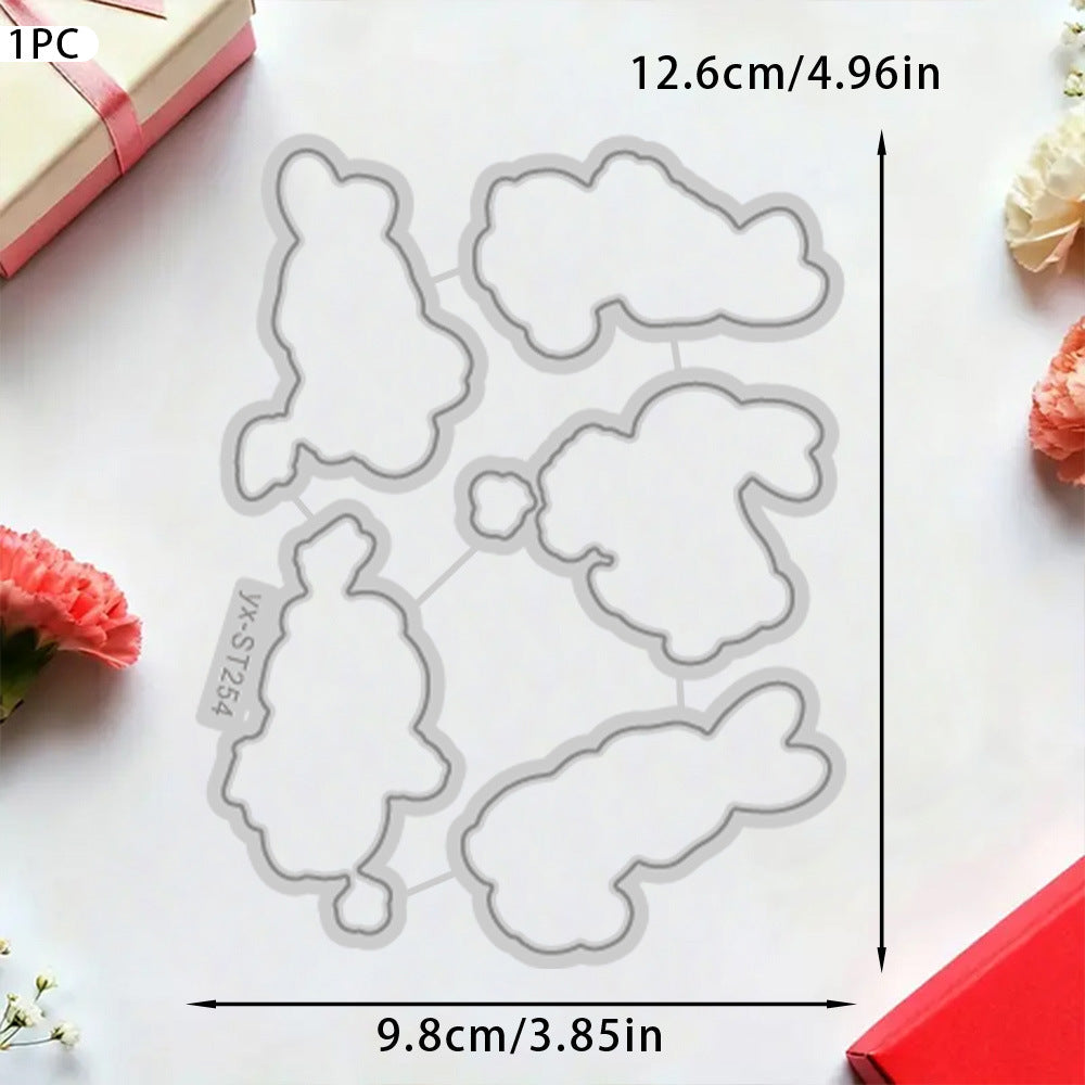 Cute Bunny Dies & Stamps Set