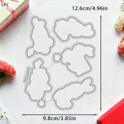 Cute Bunny Dies & Stamps Set