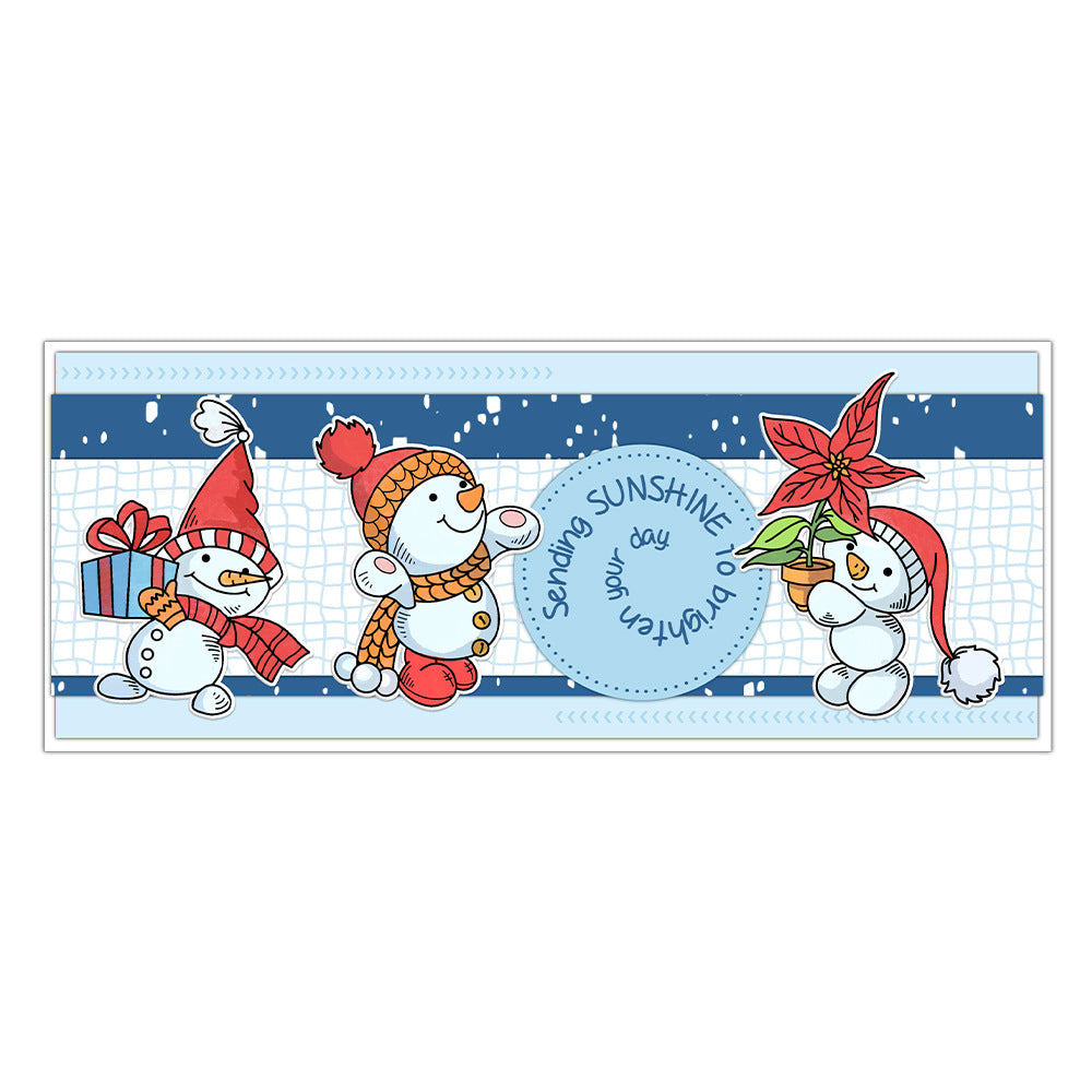 Happy Snowman Dies & Stamps Set