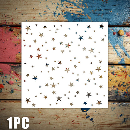 Star Pattern DIY Painting Hollow Stencil