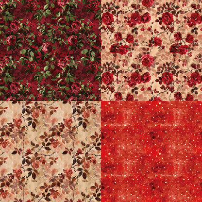 24PCS 6" Rosetta Scrapbook Paper & Cardstock