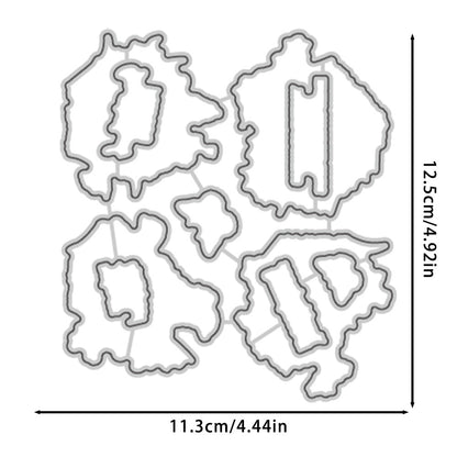 Butterfly Flower Cluster Dies & Stamps Set