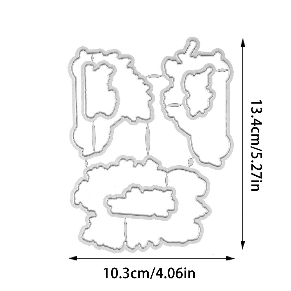 Christmas Gift Car Dies & Stamps Set