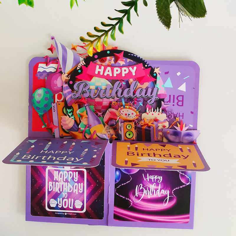 3D Happy Birthday Pop-Up Box