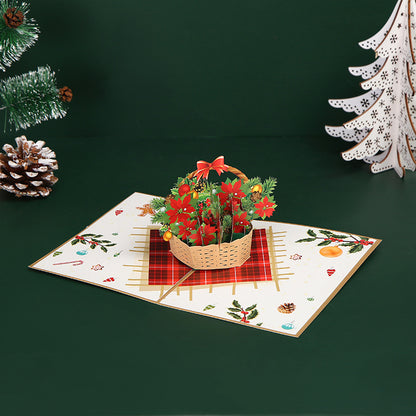 3D Christmas Pop-Up Greeting Card