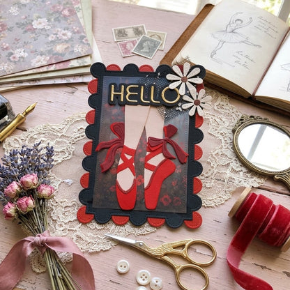 Ballet Slippers Metal Cutting Dies
