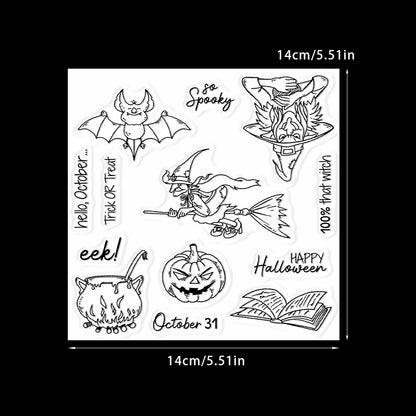 Halloween Witch Dies & Stamps Set