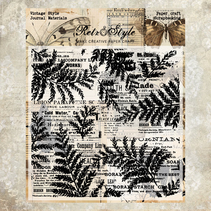 Vintage Style DIY Scrapbook Clear Stamps