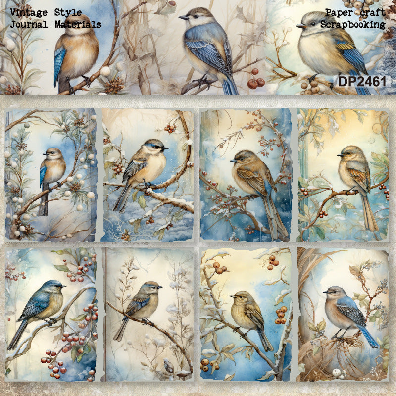 A5 Cute Birds Journal Scrapbook Paper