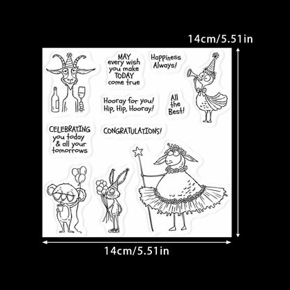 Birthday Friendship Clear Stamps