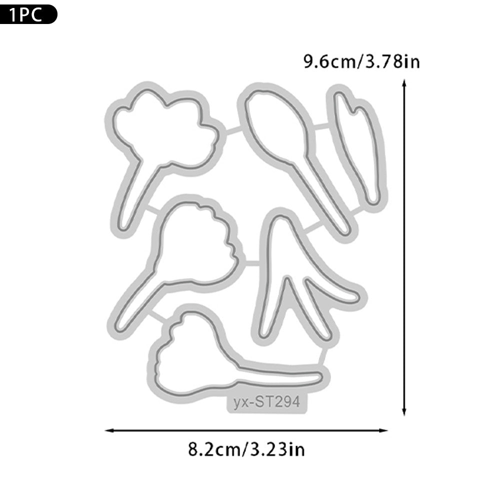 Multicolor Saffron Dies & Stamps Set