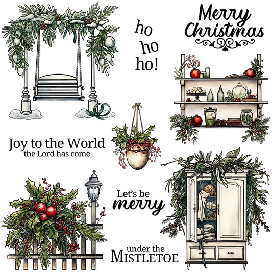 Christmas Decoration Clear Stamps