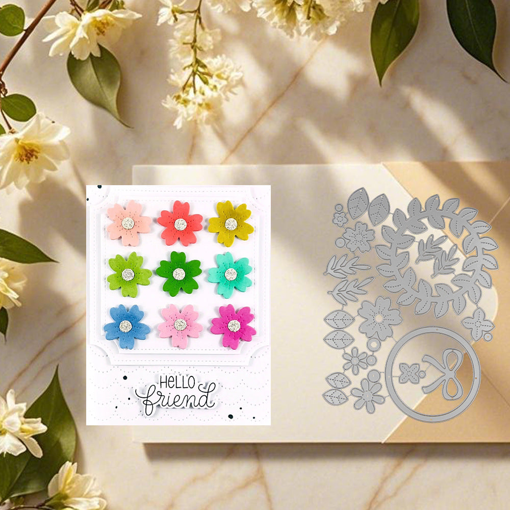 Wreath Flowers Metal Cutting Dies