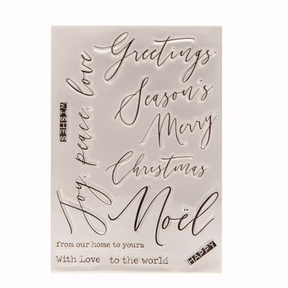 Christmas Wishes Clear Stamps