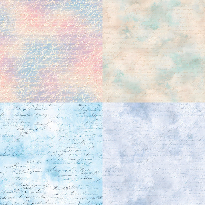 24PCS 6" Diary Scrapbook Paper & Cardstock