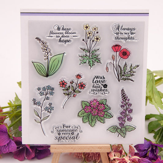 Flowers Clear Stamps